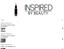 Tablet Screenshot of inspiredby-beauty.blogspot.com