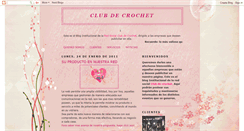 Desktop Screenshot of clubdecrochet.blogspot.com