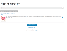 Tablet Screenshot of clubdecrochet.blogspot.com