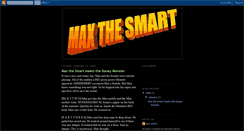 Desktop Screenshot of maxthesmart.blogspot.com