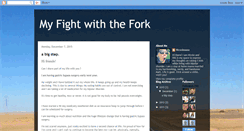 Desktop Screenshot of fightwiththefork.blogspot.com