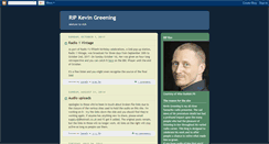 Desktop Screenshot of kevingreeningtribute.blogspot.com