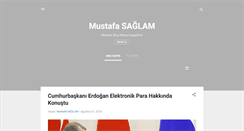 Desktop Screenshot of mustafasaglam.blogspot.com