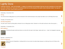 Tablet Screenshot of lightlydone.blogspot.com