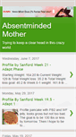 Mobile Screenshot of absentmindedmother.blogspot.com