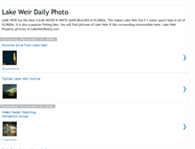 Tablet Screenshot of lakeweirdailyphoto.blogspot.com