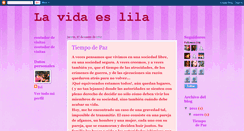 Desktop Screenshot of lavidaeslila.blogspot.com