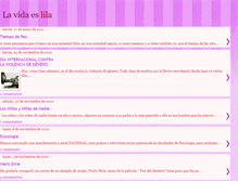 Tablet Screenshot of lavidaeslila.blogspot.com