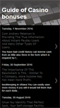 Mobile Screenshot of guideofcasinobonuses.blogspot.com