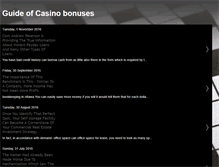 Tablet Screenshot of guideofcasinobonuses.blogspot.com