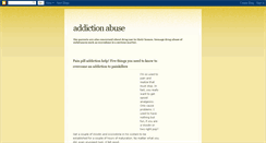 Desktop Screenshot of addictionabuse.blogspot.com