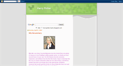 Desktop Screenshot of harrypotter-bank.blogspot.com