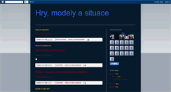 Desktop Screenshot of hrymodelyasituace.blogspot.com