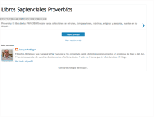 Tablet Screenshot of librossapiencialesproverbios.blogspot.com