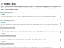 Tablet Screenshot of mytietzesblog.blogspot.com