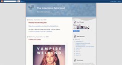 Desktop Screenshot of indecisiveraincloud.blogspot.com
