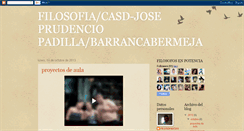 Desktop Screenshot of filosofiacasd.blogspot.com