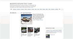 Desktop Screenshot of modifycationsyoucars.blogspot.com