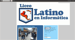 Desktop Screenshot of liceolatino.blogspot.com