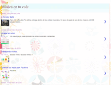 Tablet Screenshot of musicaentucole.blogspot.com