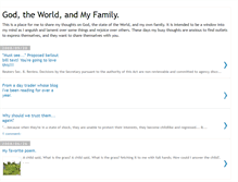 Tablet Screenshot of godtheworldandmyfamily.blogspot.com