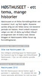Mobile Screenshot of hostmuseet.blogspot.com
