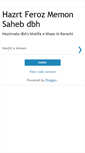 Mobile Screenshot of hazrt-feroz-dbh.blogspot.com