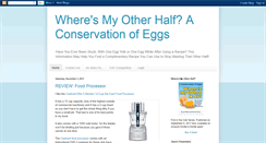 Desktop Screenshot of conservationofeggs.blogspot.com