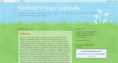 Desktop Screenshot of kickbuttcrazylapbooks.blogspot.com