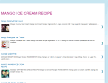 Tablet Screenshot of mangoicecream-recipe.blogspot.com