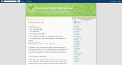 Desktop Screenshot of cookingaweightwatchersmeal.blogspot.com