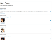 Tablet Screenshot of boysflower.blogspot.com