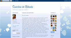Desktop Screenshot of cozinhadesabado.blogspot.com