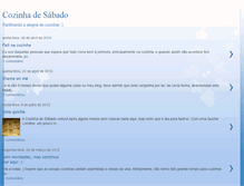 Tablet Screenshot of cozinhadesabado.blogspot.com