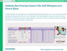 Tablet Screenshot of nobodyhasovariancancer.blogspot.com