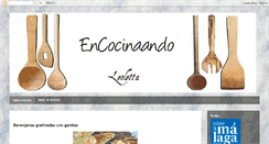 Desktop Screenshot of encocinaando.blogspot.com