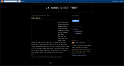 Desktop Screenshot of la--mode--cest--tout.blogspot.com