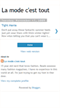 Mobile Screenshot of la--mode--cest--tout.blogspot.com