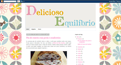 Desktop Screenshot of deliciosoequilibrio.blogspot.com