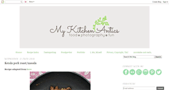 Desktop Screenshot of mykitchenantics.blogspot.com