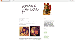 Desktop Screenshot of kleinehelden.blogspot.com