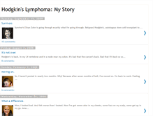 Tablet Screenshot of hodgkins-lymphoma.blogspot.com