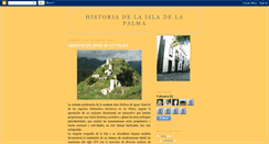 Desktop Screenshot of historiadelapalma.blogspot.com