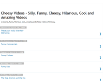 Tablet Screenshot of cheesesaysvideos.blogspot.com