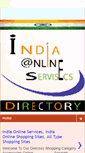 Mobile Screenshot of indiaonlineservice.blogspot.com