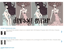 Tablet Screenshot of dressywear.blogspot.com