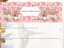 Tablet Screenshot of cantinhocraft-nana.blogspot.com