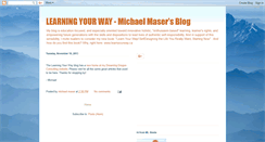 Desktop Screenshot of michaelmaser.blogspot.com
