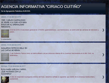 Tablet Screenshot of ciriaco-cuitinio-vuelve.blogspot.com