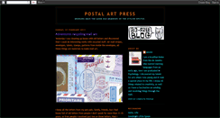 Desktop Screenshot of postalartpress.blogspot.com